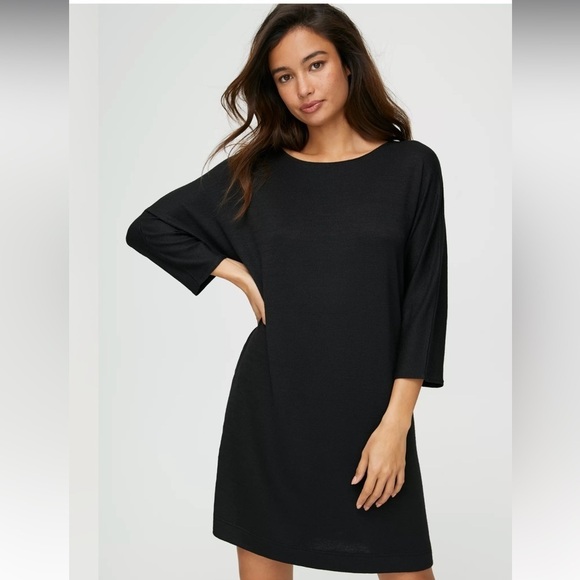 Aritzia Wilfred Free Cober Dress T shirt Style Black size L - Picture 3 of 15